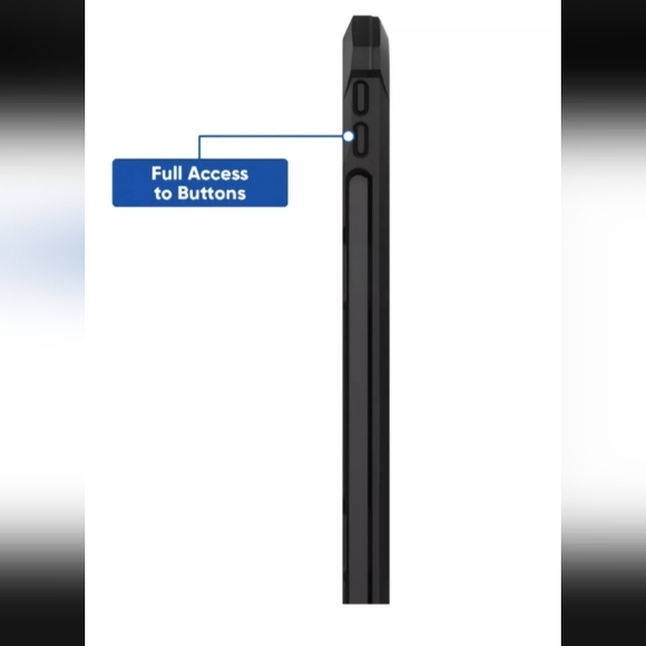 onn. Waterproof Tablet Case for iPad Pro 11" (3rd, 4th generation) - Black/Clear - Picture 2 of 7